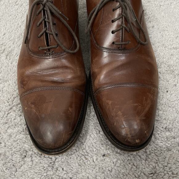 To Boot New York Brandon Cap Toe Oxford Men’s Size 9.5 Brown Leather 12981 main image 11